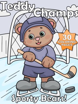 Animals – Sporty Teddy Bears - 30 Coloring Pages