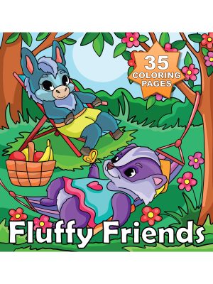 Bold & Easy – Fluffy Friends - 35 Coloring Pages