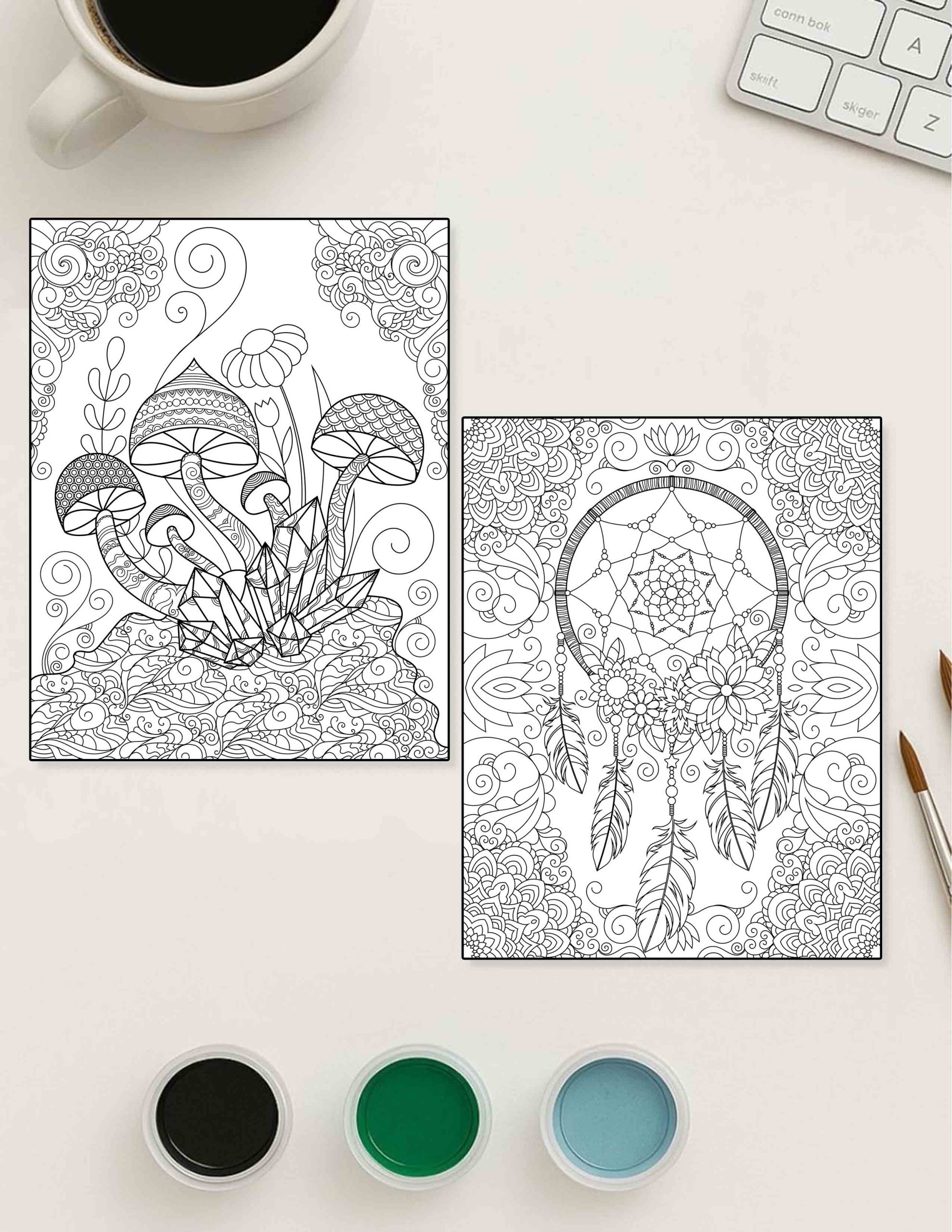 Mindfulness - Mindful Mandala Magic - 30 Coloring Pages for Calm & Creativity - Image 3