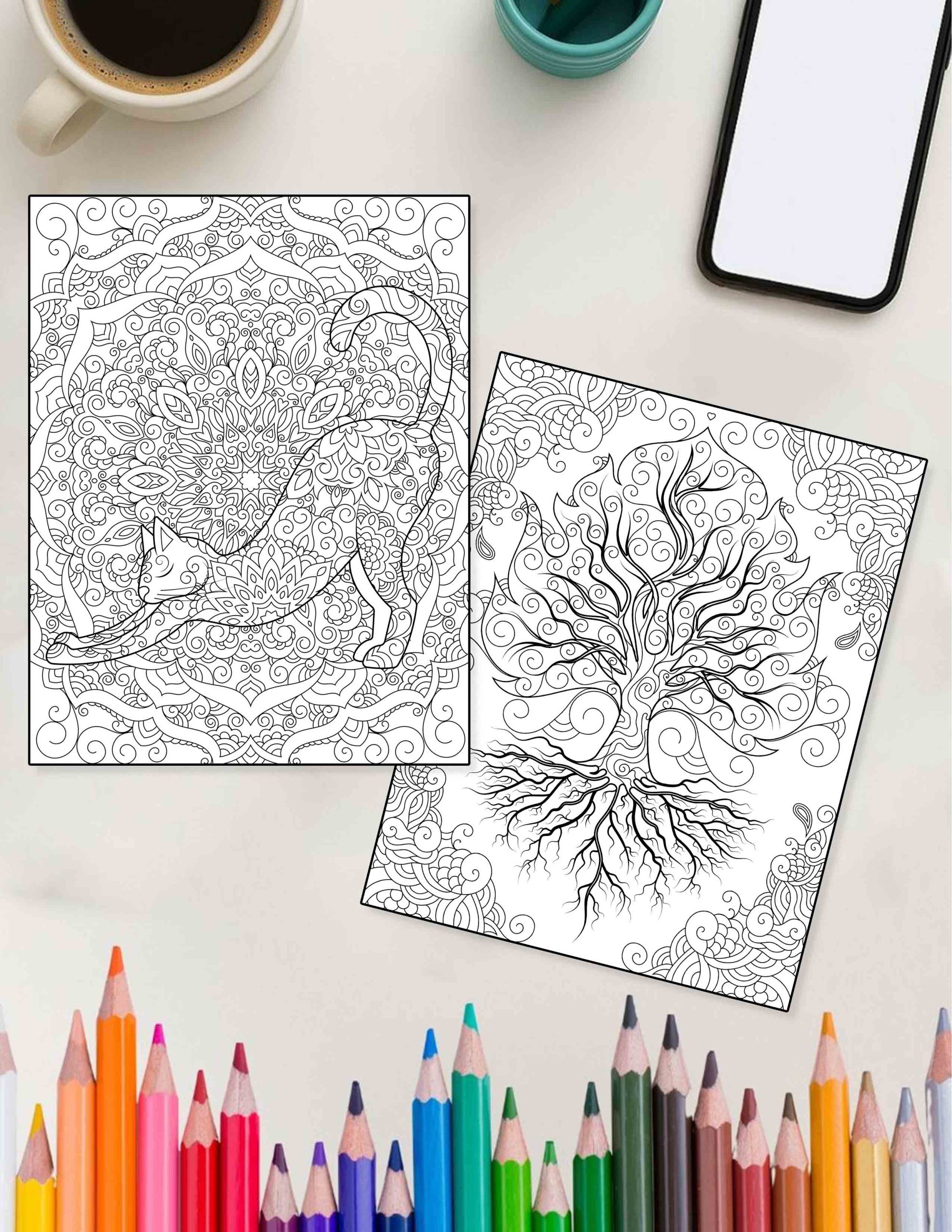 Mindfulness - Mindful Mandala Magic - 30 Coloring Pages for Calm & Creativity - Image 4
