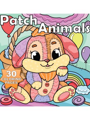 Bold & Easy – Patch Animals - 30 Coloring Pages