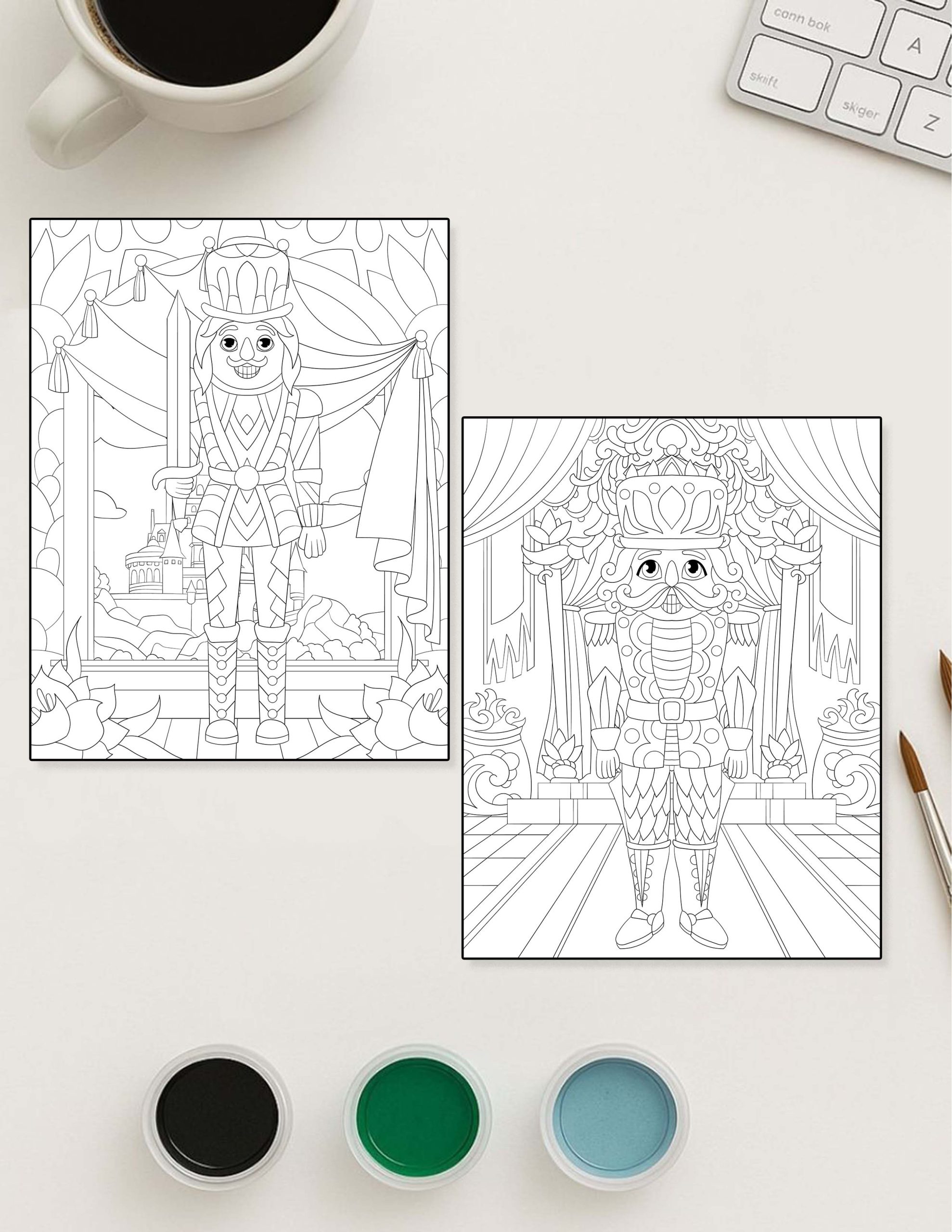 Story - The Nutcracker - 30 Holiday Coloring Pages - Image 3